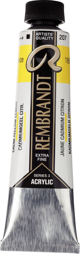 Rembrandt Acrylfarbe Tube 40 ml Kadmiumgelb Zitrone 207
