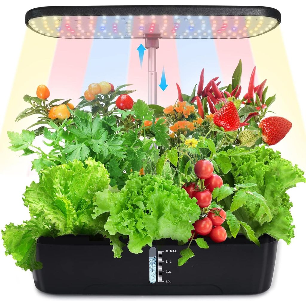 Puluomis Hydroponics Growing System,12 Pods Kit de Image du produit 