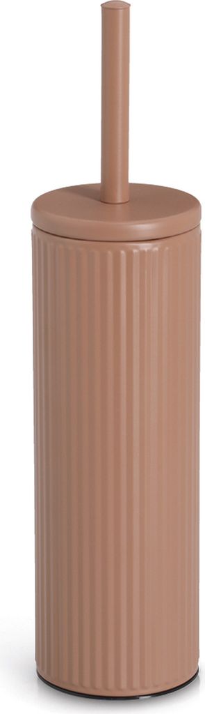 ZELLER Toilettenbürste Metall mokka 9,7x40cm