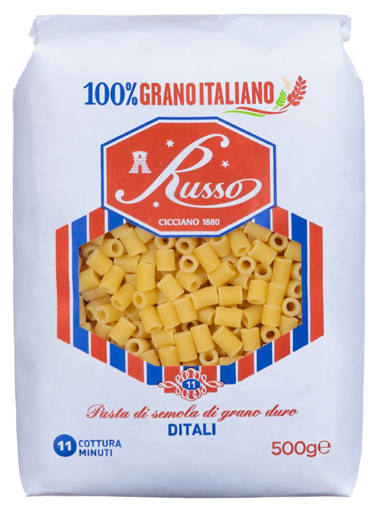 20x Pasta Russo Ditali Nudeln 500g
