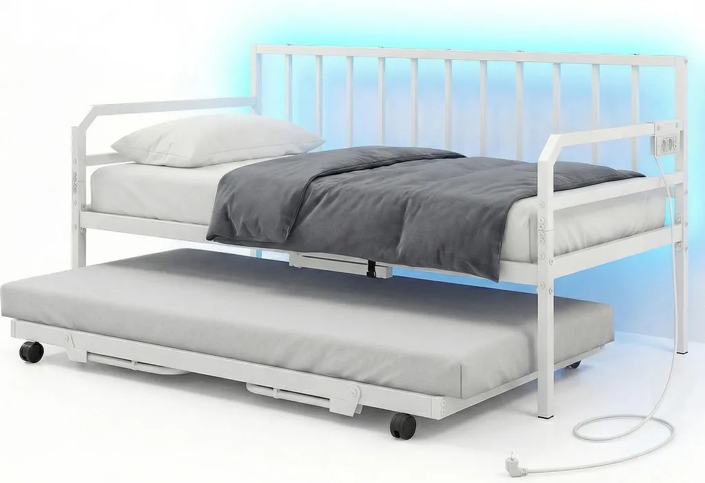 Lit banquette 90x200 cm : gagnez de la place avec le tiroir lit gigogne