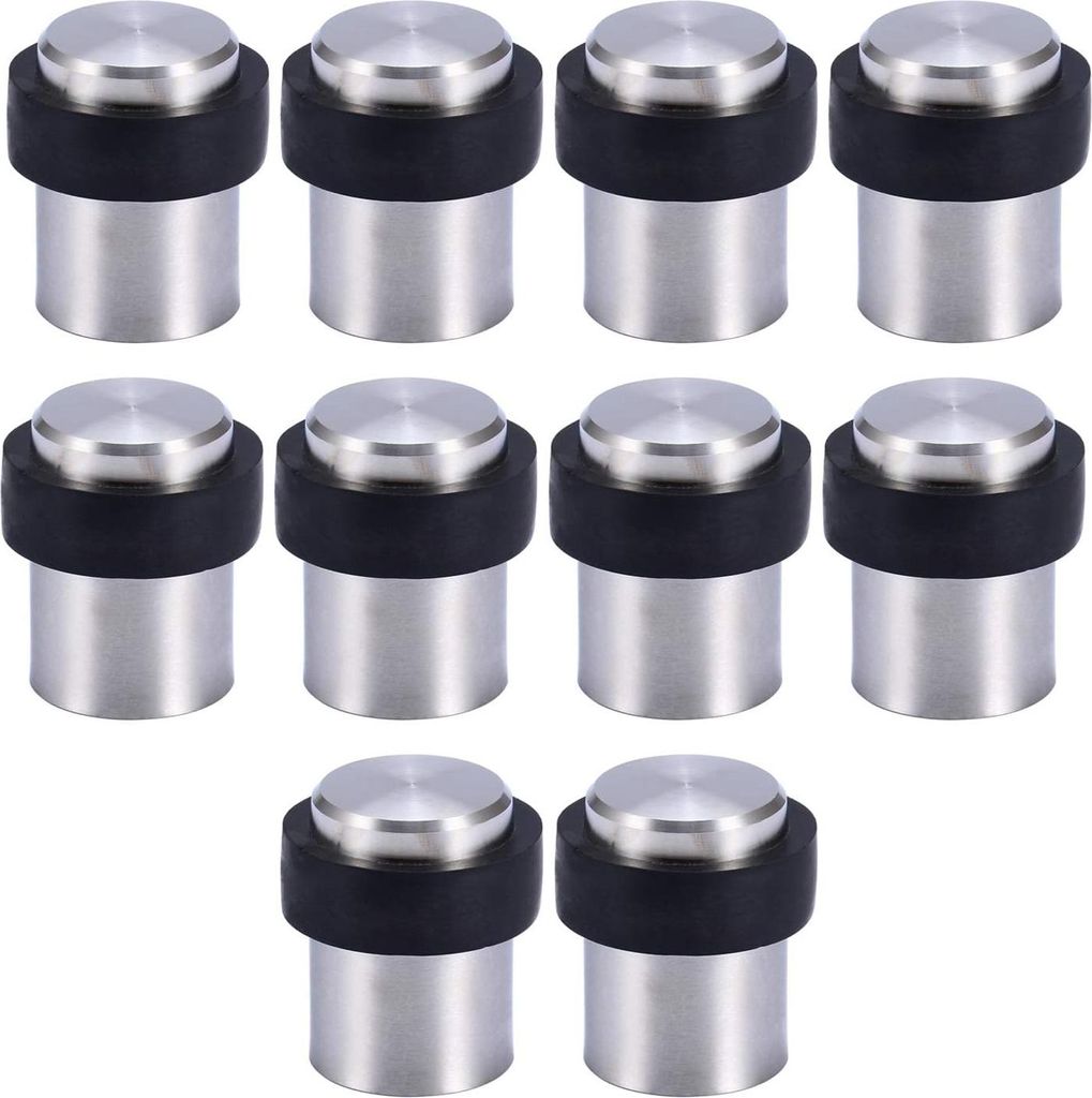 10 X Butoir de Porte de Sol 4,5 cm und Acier Inox Arrêt de Porte Butoir Bloque Porte