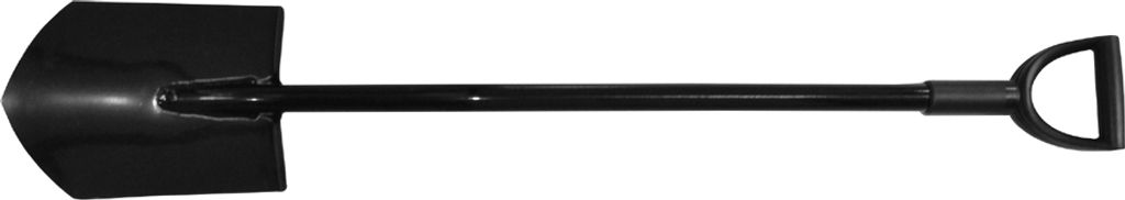 BRÜDER MANNESMANN Metall-Spaten Länge: 1.180 mm schwarz