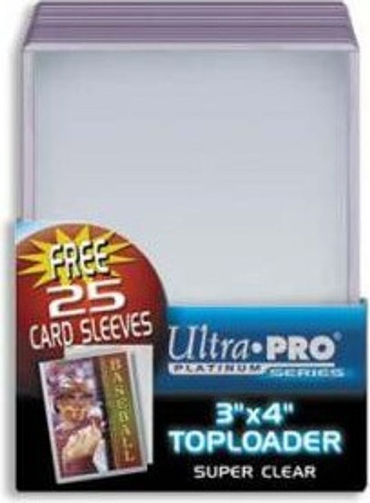 Ultra Pro Regular Toploader - 25 kusů -3 "x4" Obrázek produktu 8