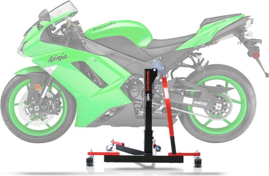 CS Power Evo-Zentralständer für Kawasaki ZX-6R 07-08 Rot