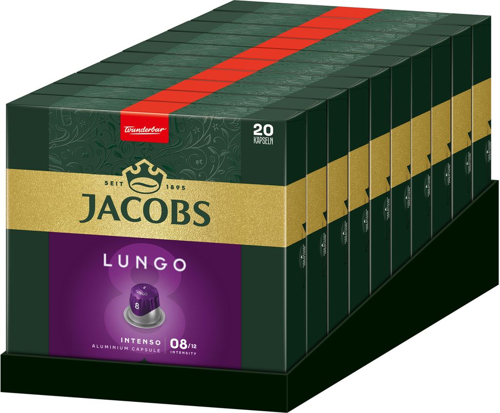 Jacobs - Lungo Intenso - 10x 20 Kapseln