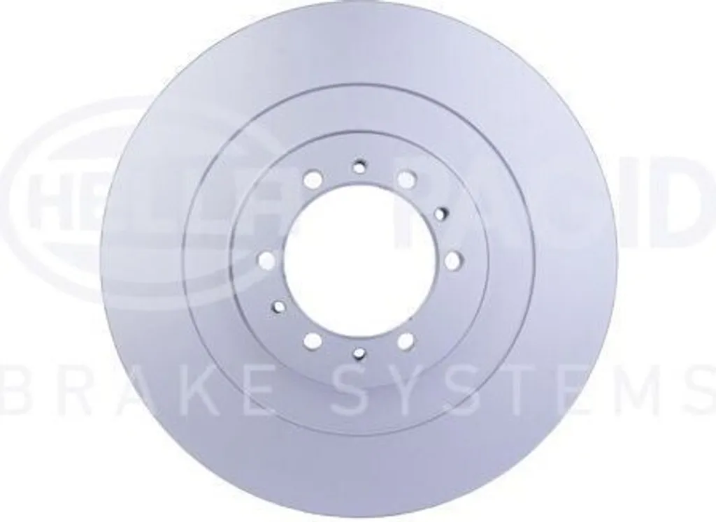 Disque de frein haute friction HELLA 8DD355118741 anti-corrosion 406