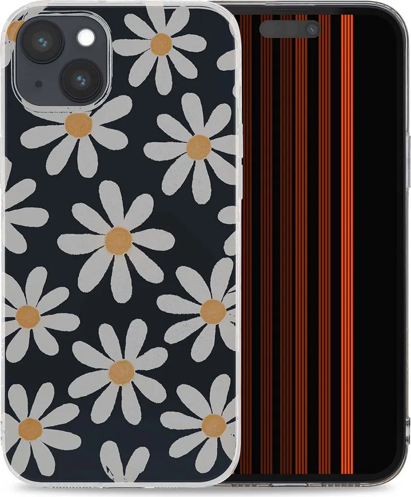 Custodia di design imoshion per iPhone 15 Plus - Daisy Flower