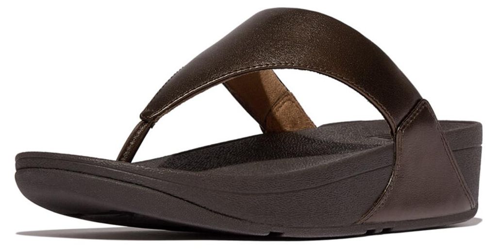 FITFLOP FitFlop Lulu Leather Toepost BRAUN 36 Produktbild 