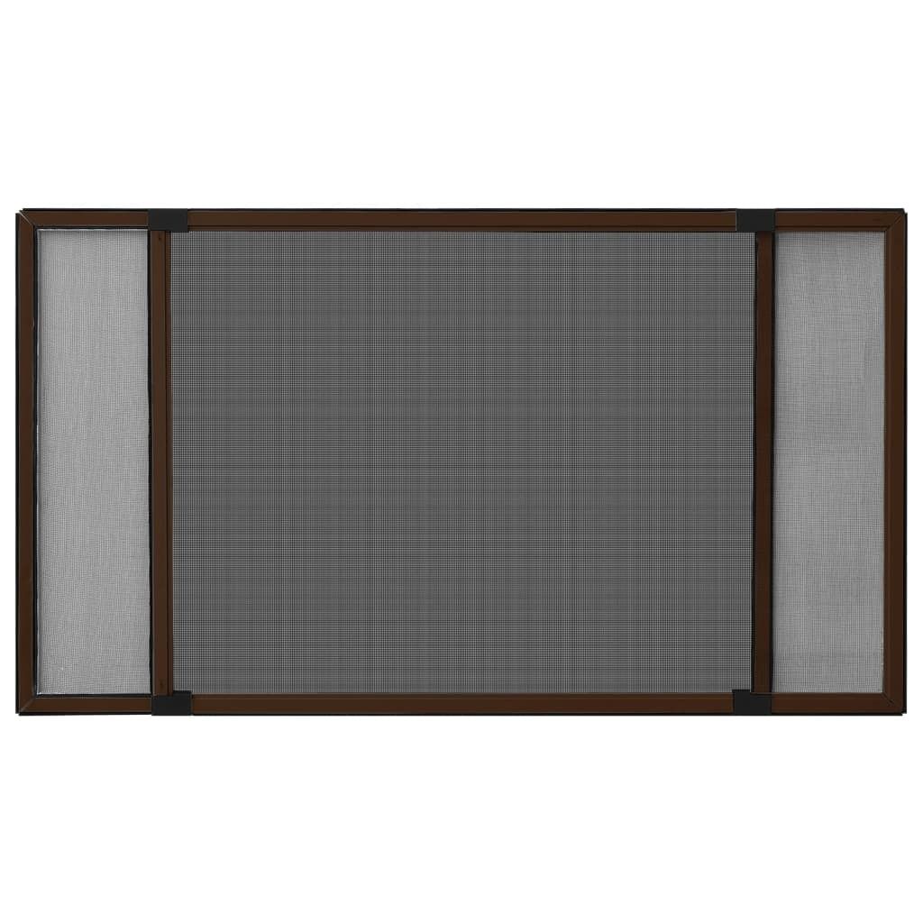 "Winteraktion" Ausziehbarer Insektenschutz für Fenster Braun (100-193)x75 cm - Gardinen & Vorhänge CC771