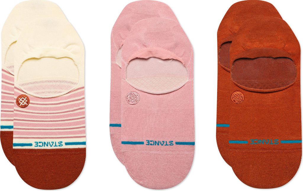 Stance Damen Fortune no show Socken 3 Pack Dusty Rose