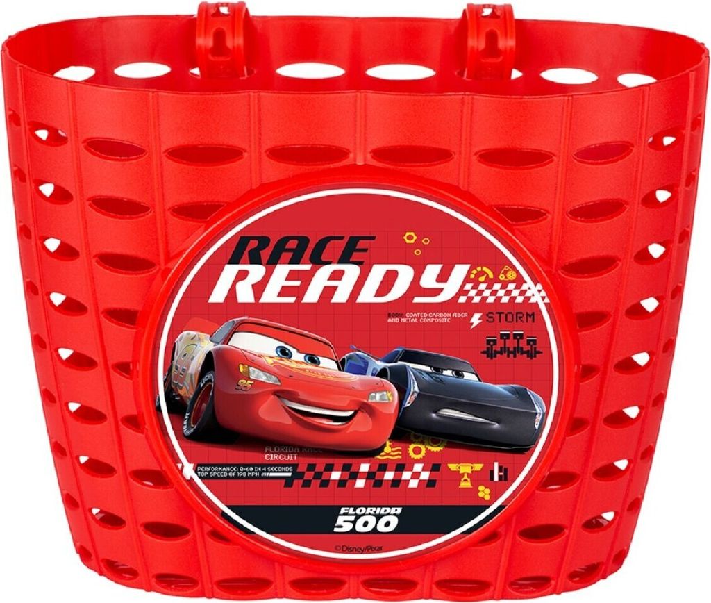 SEVEN Koszyk rowerowy Cars 3 Plastik Zdjęcie produktu 
