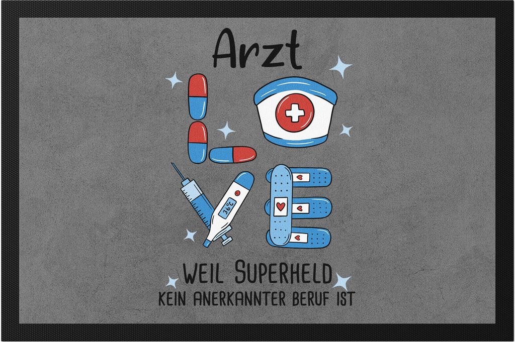 Ich Bin Arzt Weil Superheld Kein Anerkannter Job Ist Fußmatte Geschenk Danke Sagen