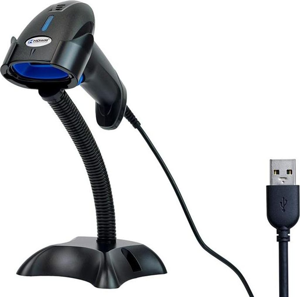 Barcode-Lesegerät mit Ständer, effizient mit Automatikmodus HD10C