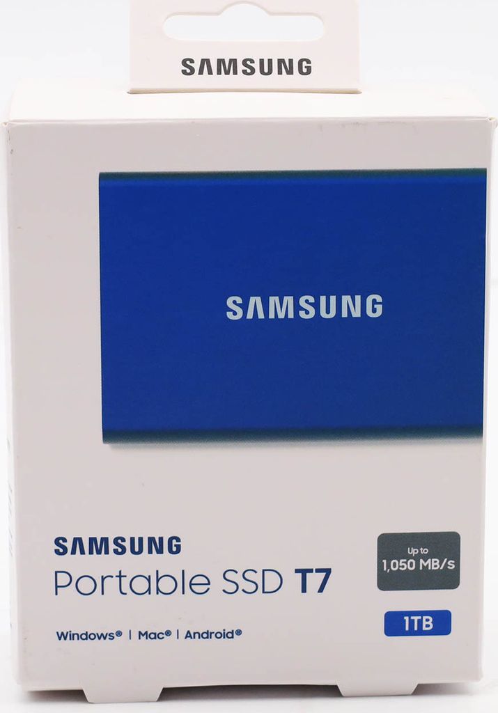 SSD 1 TB Samsung Portable SSD T7 USB3.2 Gen.2 Indigo Blue Obrázok produktu 