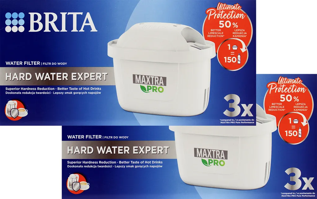Brita MAXTRA PRO Extra Kalkschutz 6 Pack - Acqua Sicura e Buona per Bimbi - 10