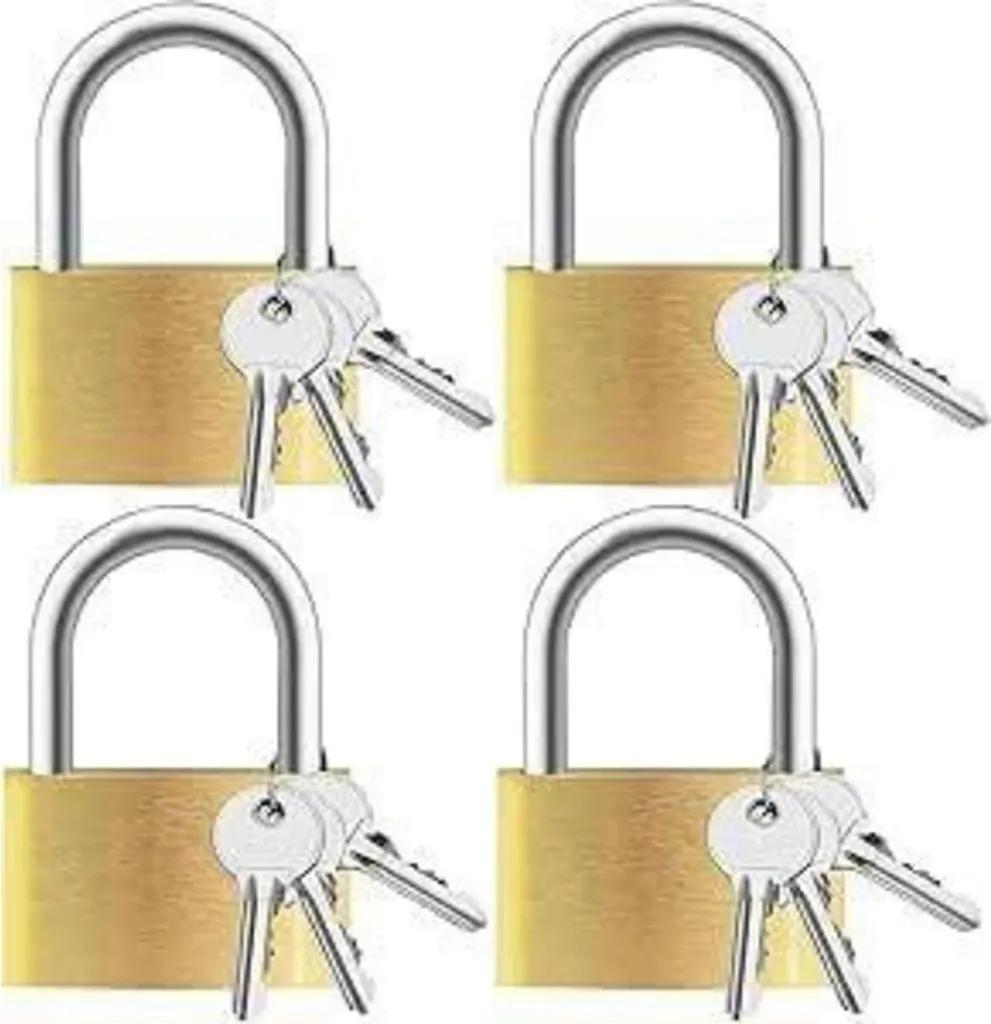 Finissez-en avec le Manque de Clés grâce au Kit 4 Cadenas Cieex et 12 Clés