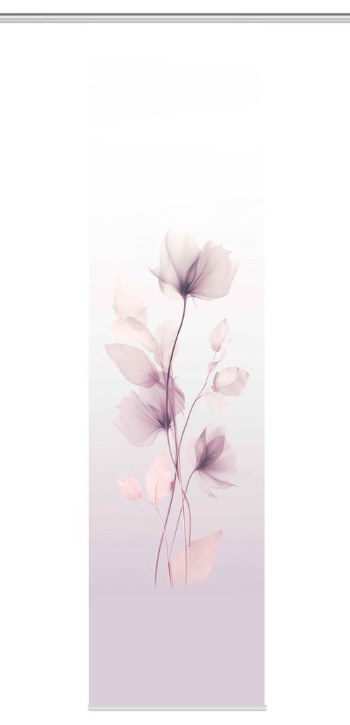 Schiebegardine BEREKUA, Seidenoptik, 245x60 cm, Produktbild 