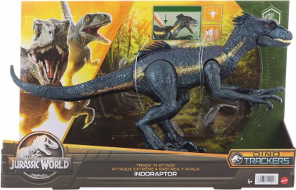Mattel Jurassic World Hitchhikers Indoraptor mit Geräuschen Produktbild 