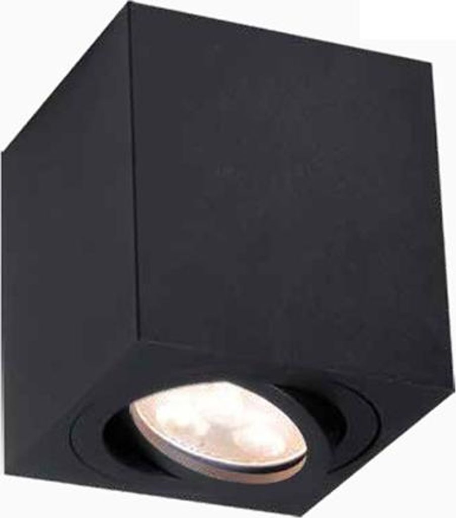 Deckenleuchte SPOTLIGHT | schwenkbar | eckig | GU10 schwarz