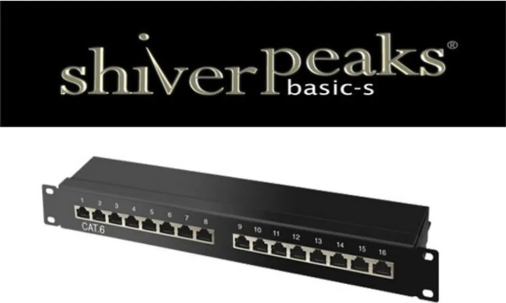 Câble Ethernet Cat6 Noir shiverpeaks - Cordon RJ45 Haute Vitesse Gigabit