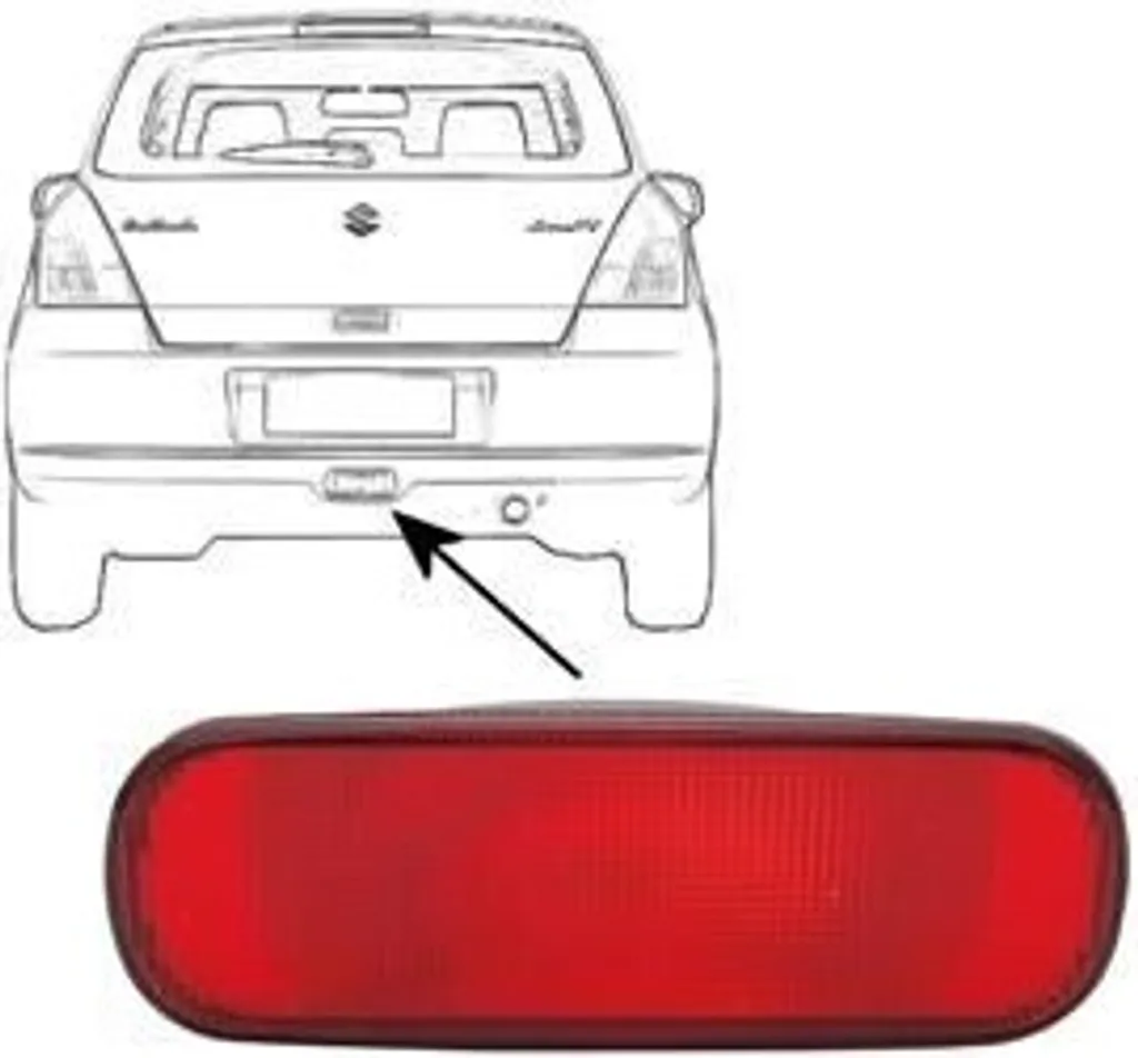 Feu antibrouillard arrière pour Suzuki Swift III - Remplacement facile