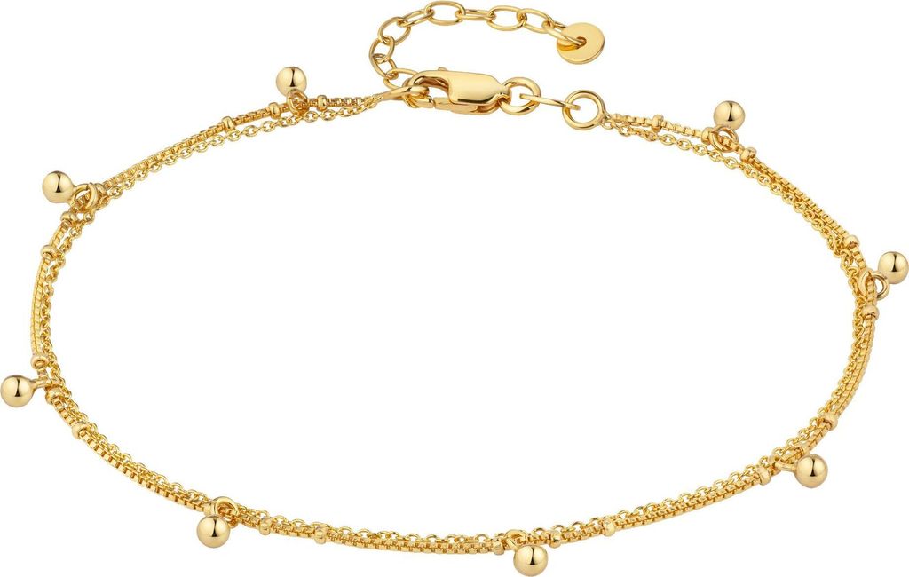 cai Fußkette 925/- Sterling Silber 22+3cm gelb ohne 301200125V-25
