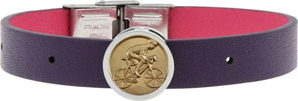 Talent Jewels TJA-1-01-01-3-5 Bracciale Uomo Viola in Acciaio 316L