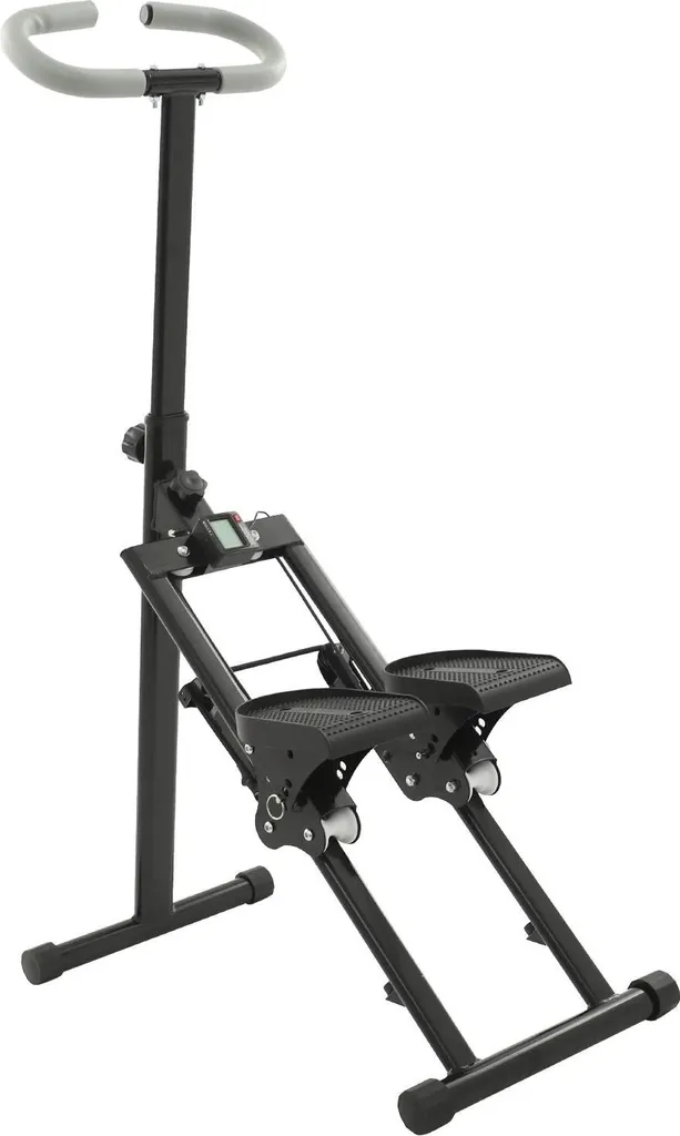 Stepper de maison pliable avec main courante - Cardio 100kg compact