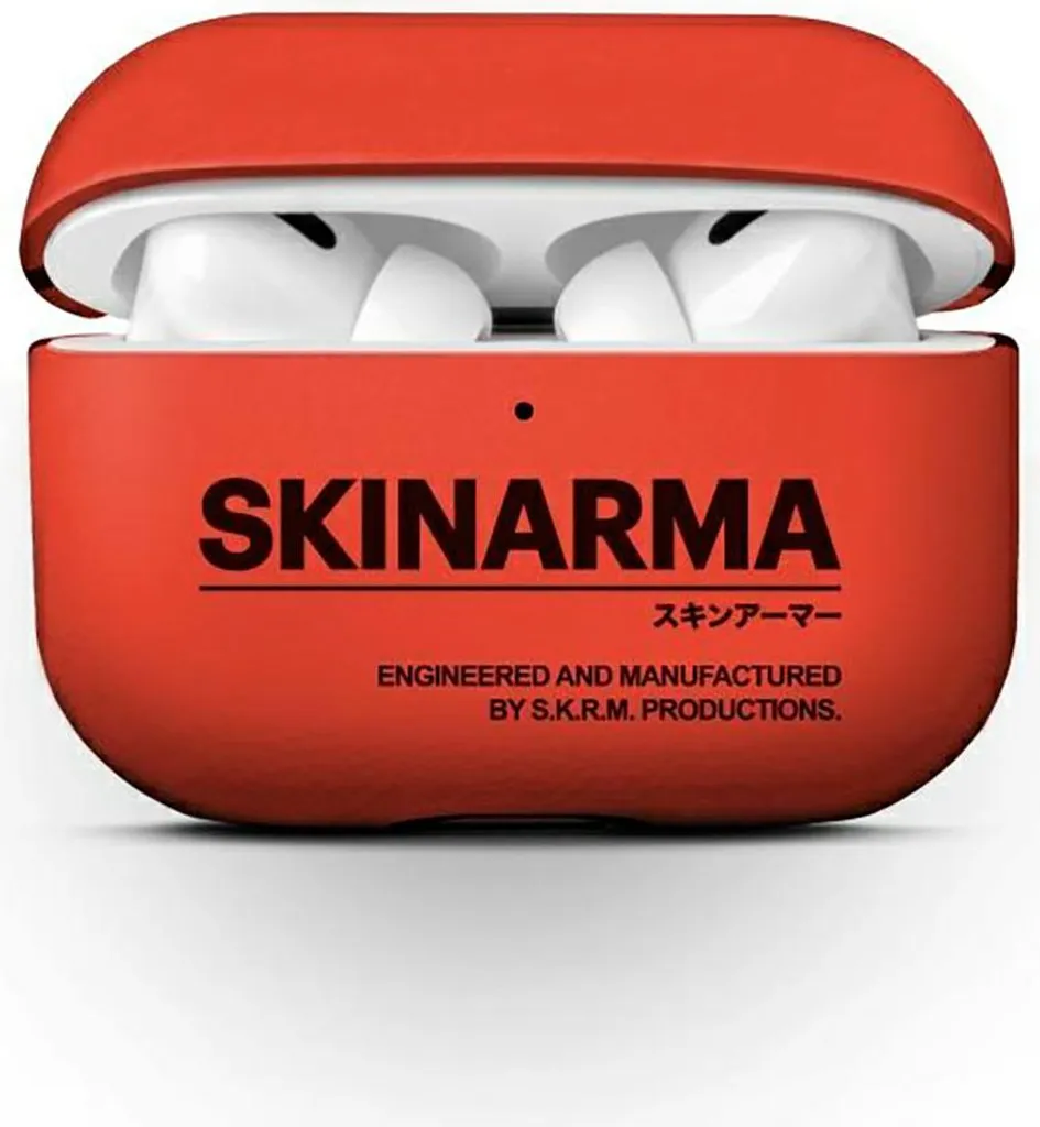 Custodia AirPods Pro 2 Skinarma Spunk Arancio - Protezione Antiscivolo - 1