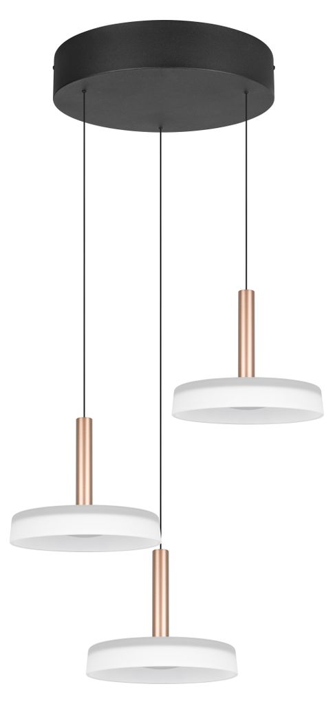 Lampada a sospensione LED CELESTE, tonalità marrone-nero, 7 Immagine del prodotto 