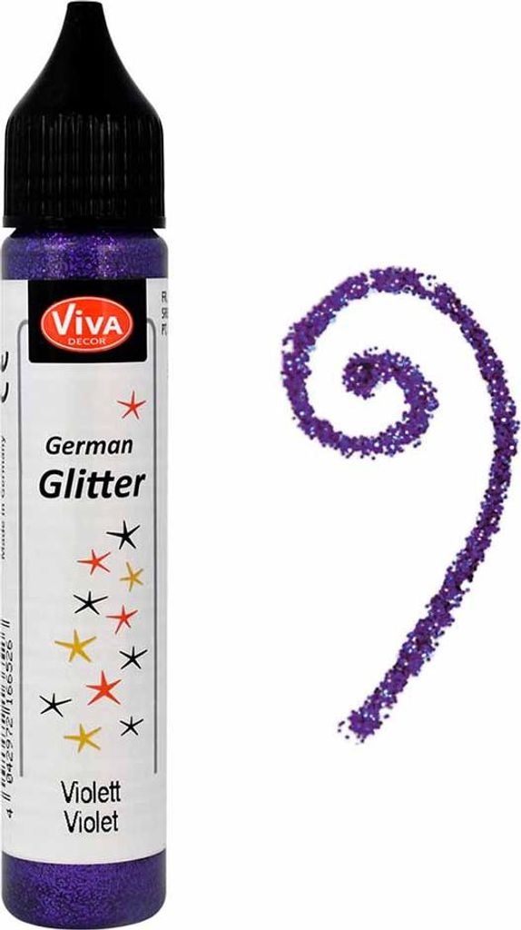 Klebeglitter - Viva Decor - Violett violett