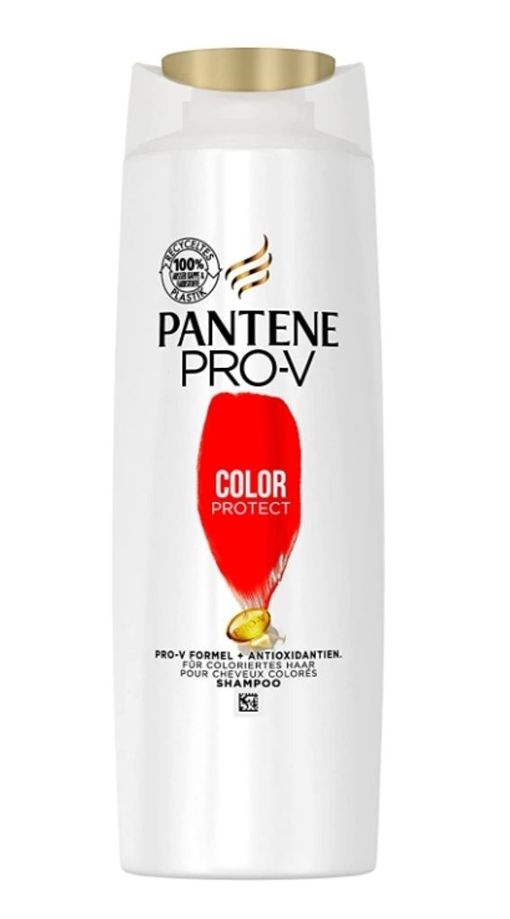 Pantene Pro-V Color Protect, 300 ml, Shampoo, Nicht-professionell, Frauen, Gefärbtes Haar, Aufgehelltes Haar, Farbschutz, Nährend, Schutz, Kläre...
