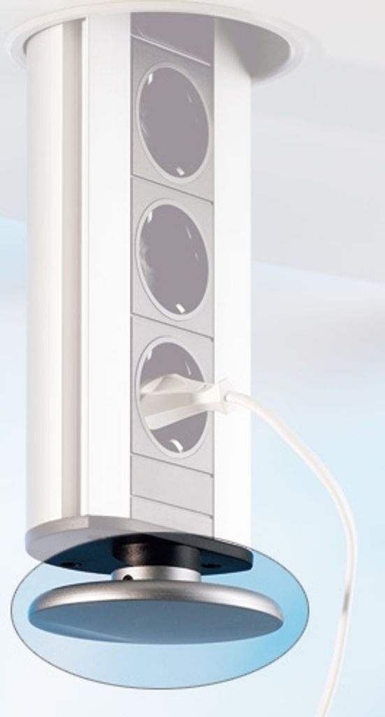Ersatzdeckel silberfarbig für EVOLINE Port Steckdose / Produktbild 
