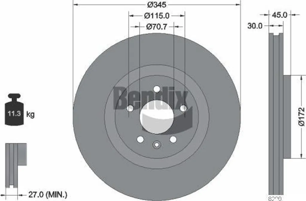 Disque de frein Bendix pour Insignia : sécurité et confort de route BDS2129HC