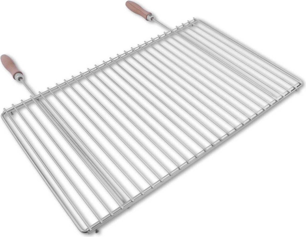 Nerezový rošt s nastavitelnou šířkou 60-70x37cm s rukojetí Obrázek produktu 