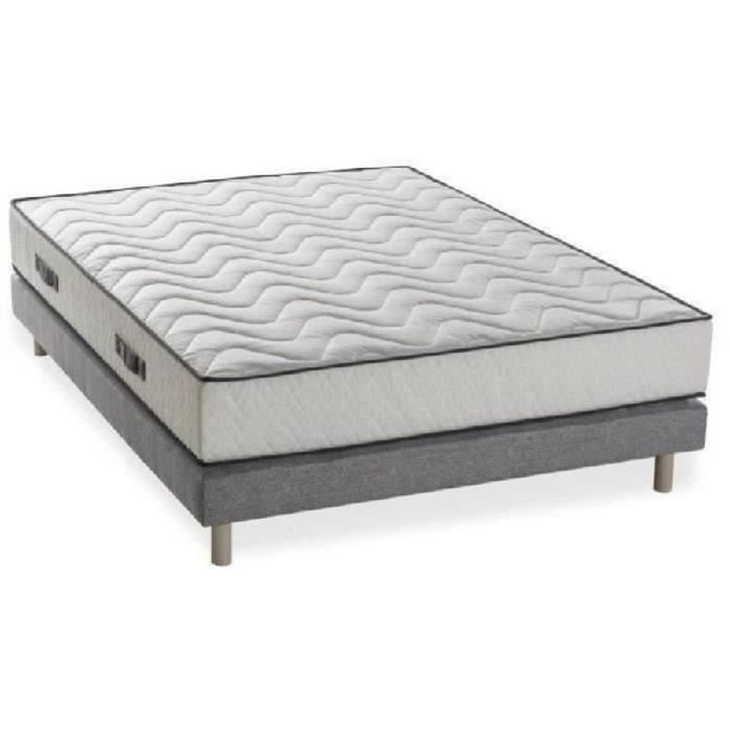 PU-Schaum-Matratzen-Set 25 cm + Boxspringbett 140 x 190 cm