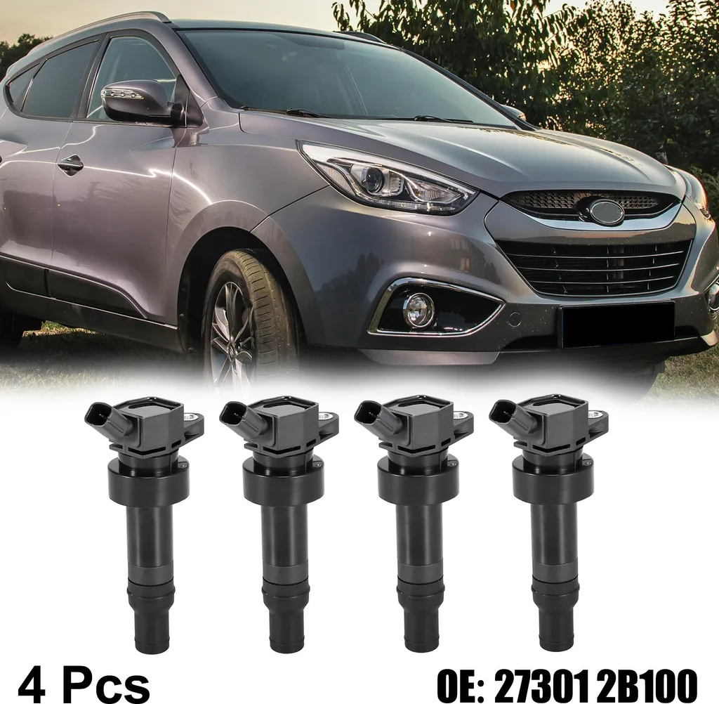 Bobine d'Allumage Haute Tension 27301-2B100 pour Hyundai Accent 4 Pièces