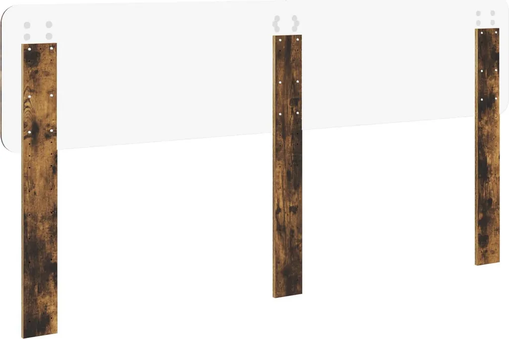 Testiera in rovere affumicato 200 cm Materiale ligneo - 6