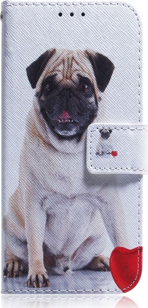 Mobigear Design Huawei P40 Lite Hülle Klapphülle Geldbörse - Hund