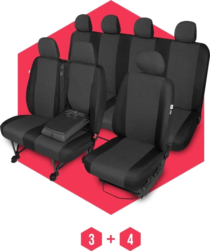 Kit Coprisedili Su Misura MB Sprinter 2006-2014 | 7 Posti | Airbag OK