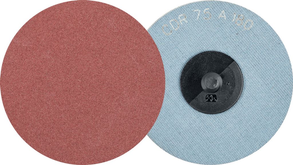 PFERD TOOLS COMBIDISC Korund Schleifblatt CDR Ø 75 mm A180 für universelle Anwendungen