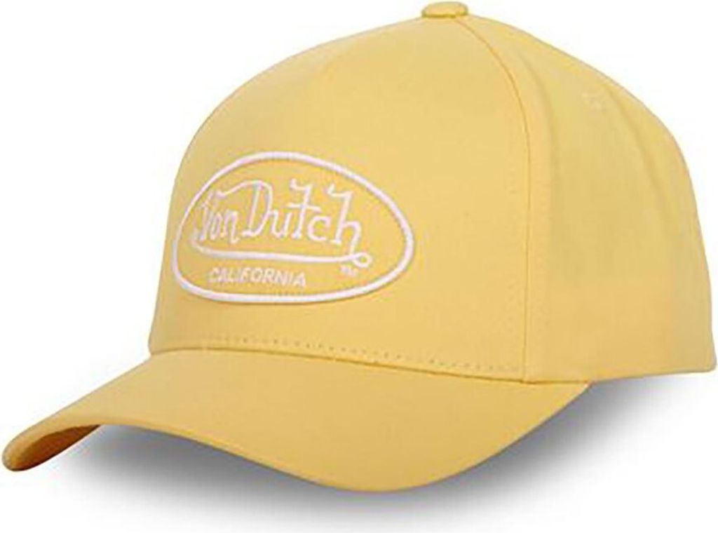 Von Dutch Strapback Baseballkappe Gelb Mann Gelb One Size