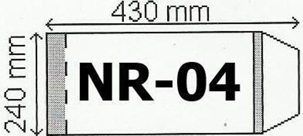 Abdeckung für B5 verstellbares Heft Nr. 4 (50 Stück) NARNIA