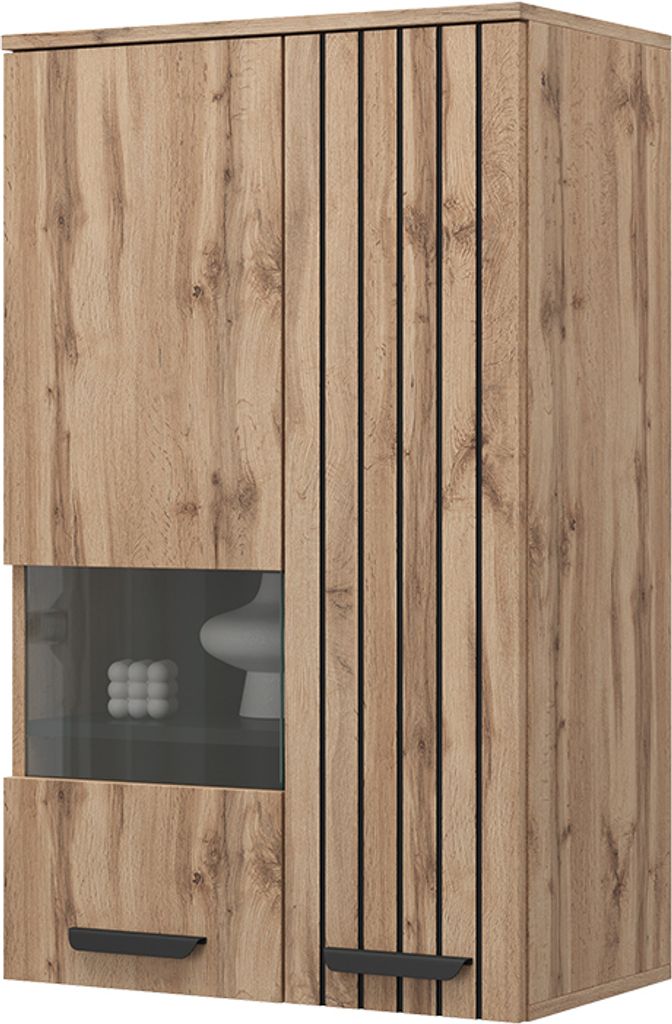 Hängeschrank Vicco Amber Braun 60.2 cm mit 2 Türen, Model Produktbild 
