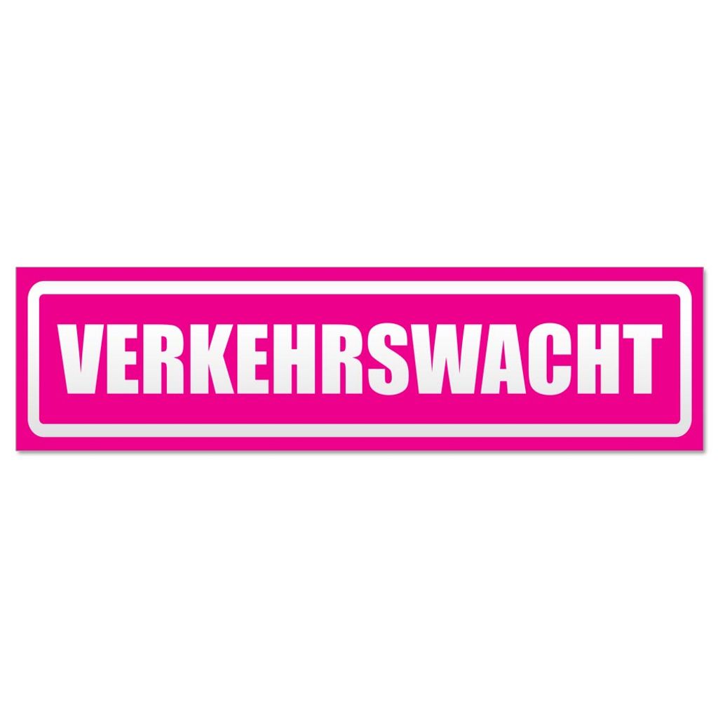 Verkehrswacht invertiert Magnetschild Schild magnetisch