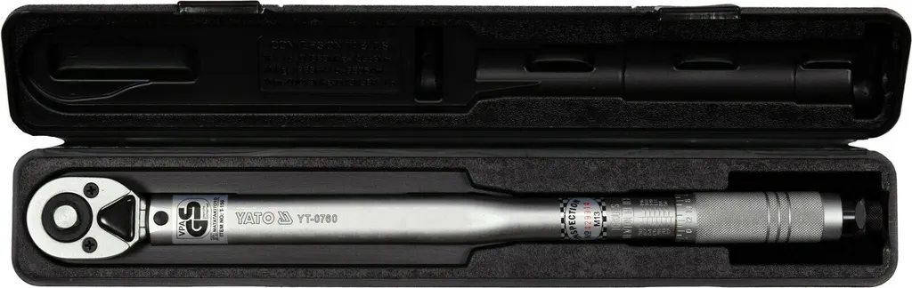 Clé dynamométrique 1/2 pouce 42–210 Nm en acier chrome-vanadium robuste - 30