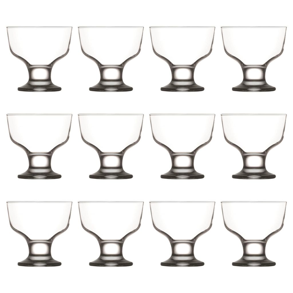 12x 285ml Destina Eisbecher aus Glas - Klein Mini Küche Produktbild 