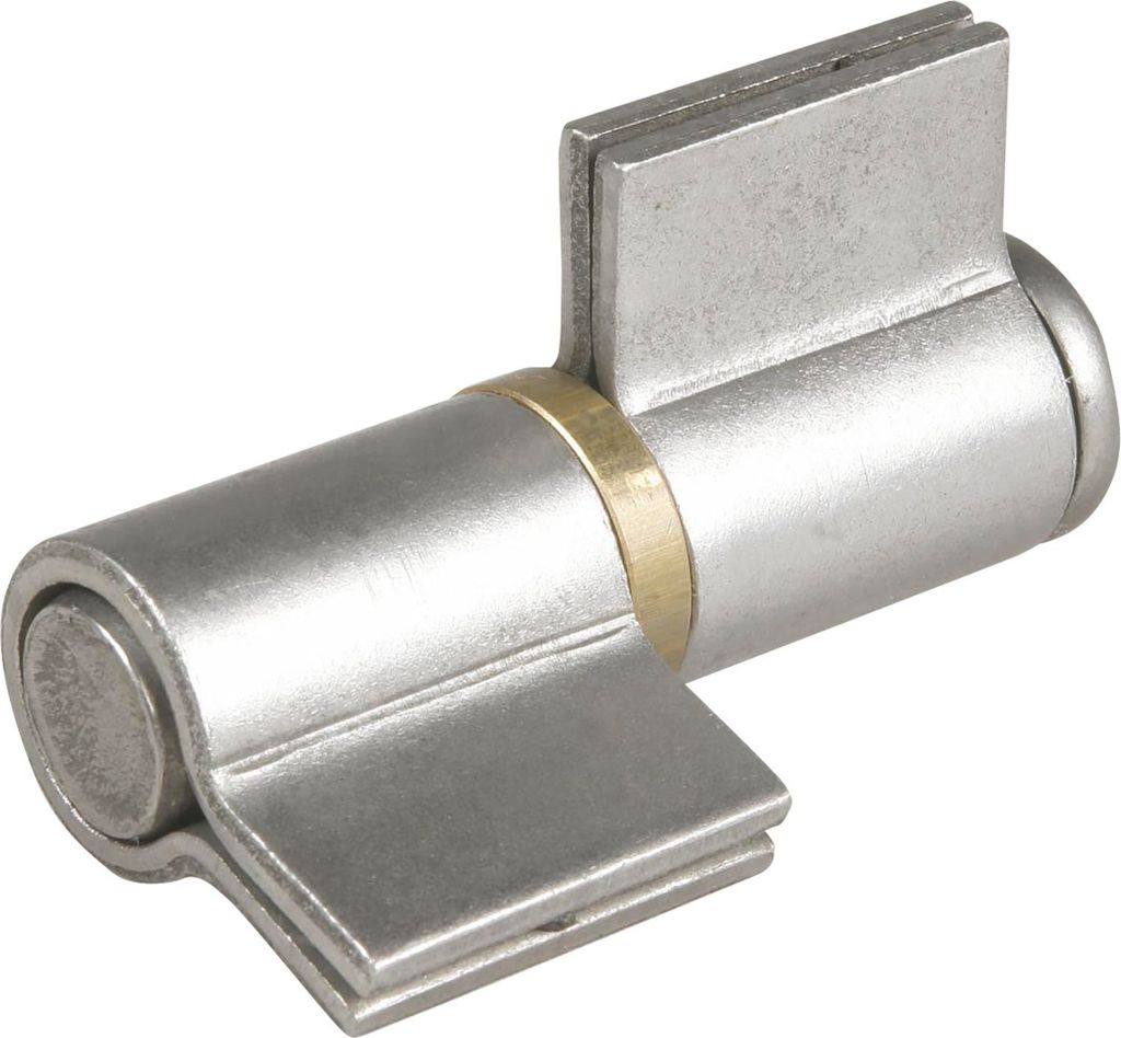 Anschweißband 2-teilig I-Lappen 404C, Bandh. 90 mm, ø 28 mm, Stahl blank