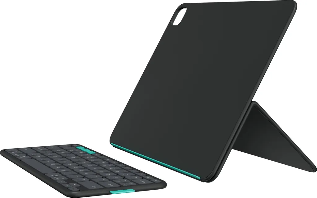 Folio Logitech Flip avec clavier US International pour iPad Pro 13 Graphite - 4